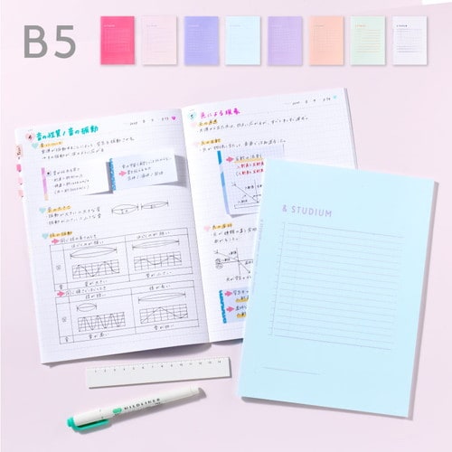 SUMMARY ノートブック B5 ミント 5冊入