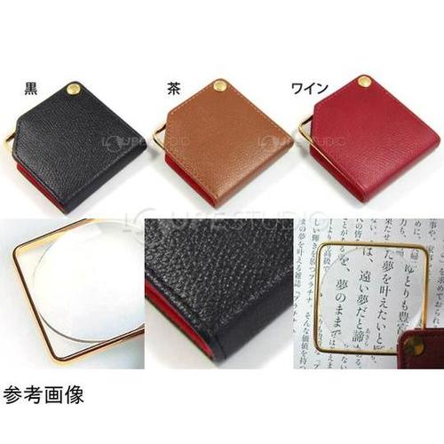 本革製 ゴールドポケットルーペ 3倍 63mm