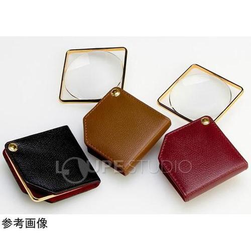 本革製 ゴールドポケットルーペ 3倍 63mm