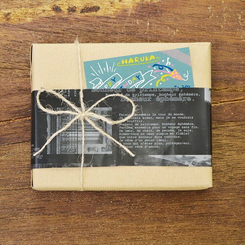 クリエイティブカード名刺サイズスモークブルー5冊入