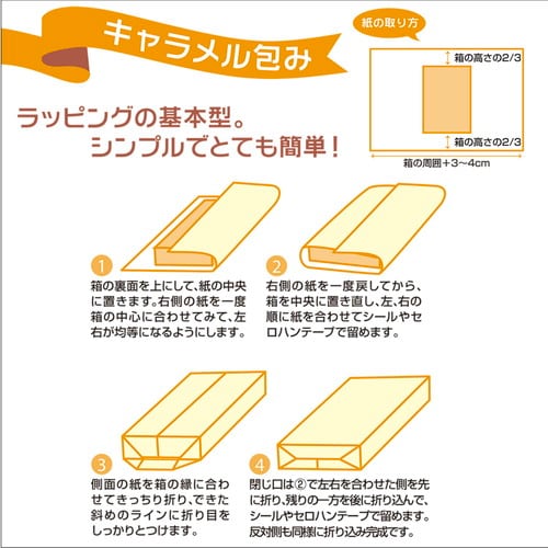 包装紙10枚ロール らくがきサンタ赤 半才判