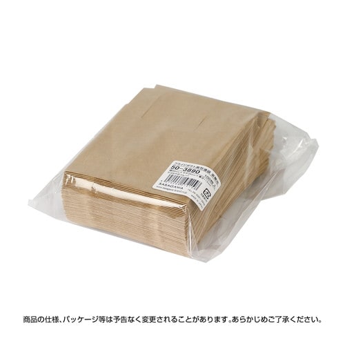 フライドポテト用耐油袋 茶無地