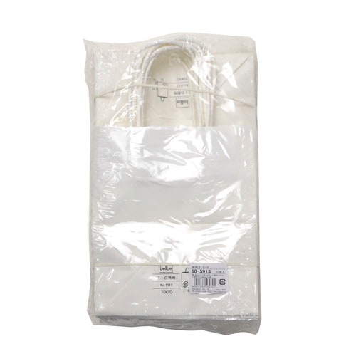 手提げ袋 白無地 180×100×210 25P