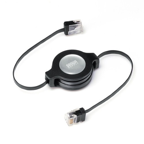 自動巻取りLANケーブル