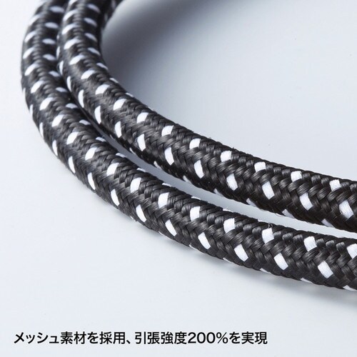 つめ折れ防止カテゴリ7細径メッシュLANケーブル