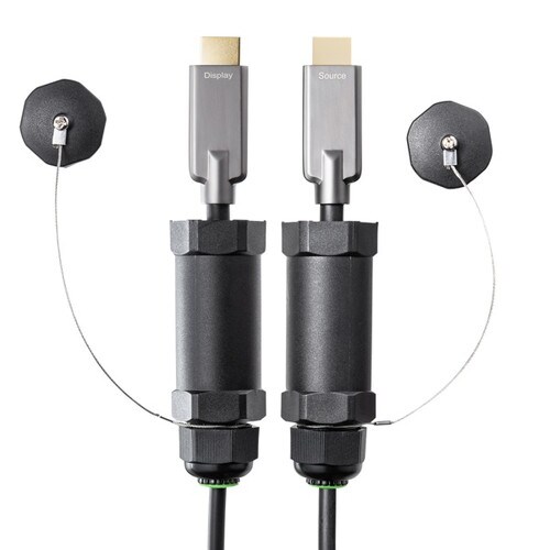 ドラム付き光ファイバHDMIケーブル50m