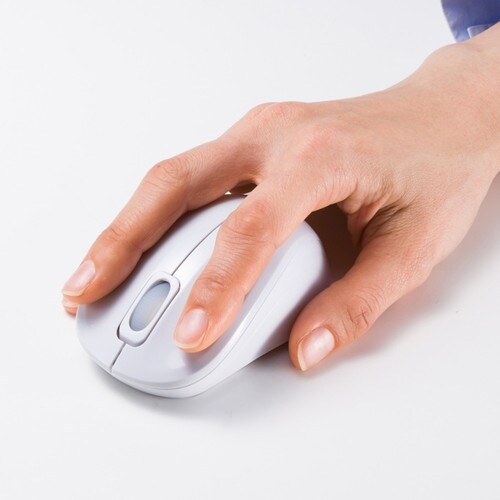 抗菌・静音ワイヤレスブルーLEDマウス