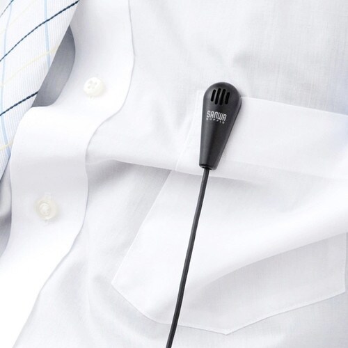 クリップ付きPCマイク