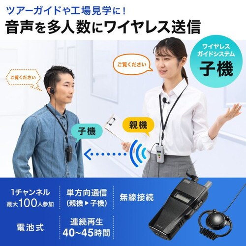 ワイヤレスガイドシステム