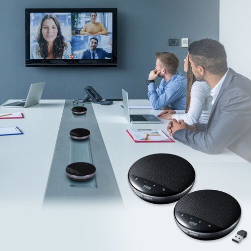 ワイヤレス会議スピーカーフォン(2台セット)