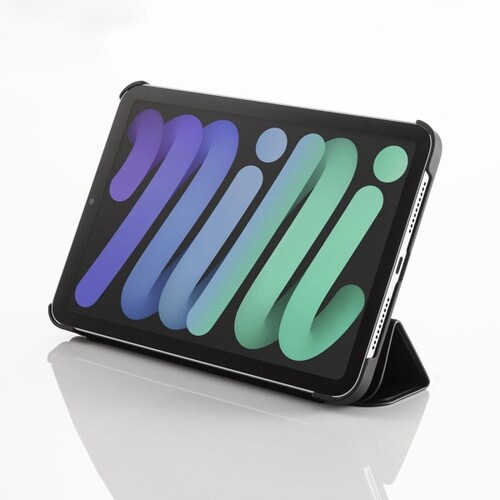iPadmini2021ソフトレザーケースブラック