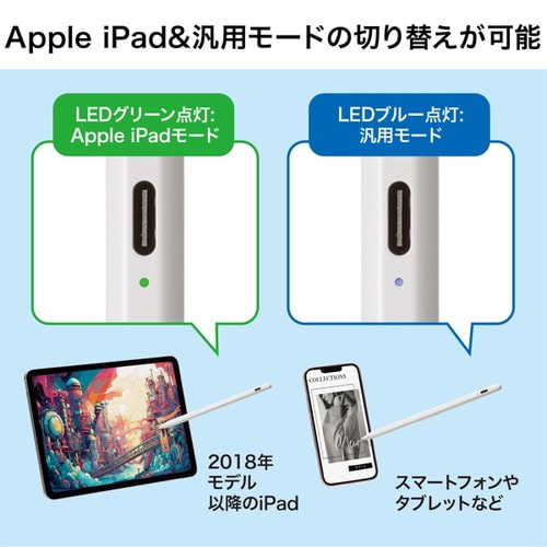 ハイブリッド充電式極細タッチペン