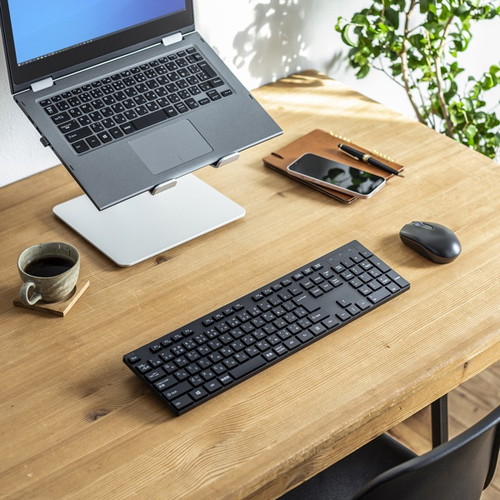 静音マウス付ワイヤレスキーボード
