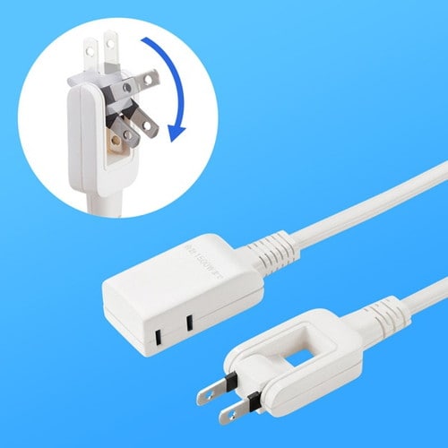 マイクロタップ 2個口 1m ホワイト