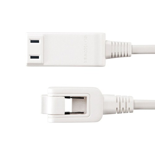 マイクロタップ 3個口 0.2m ホワイト