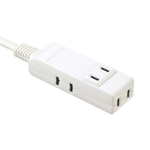 マイクロタップ 4個口 1m ホワイト