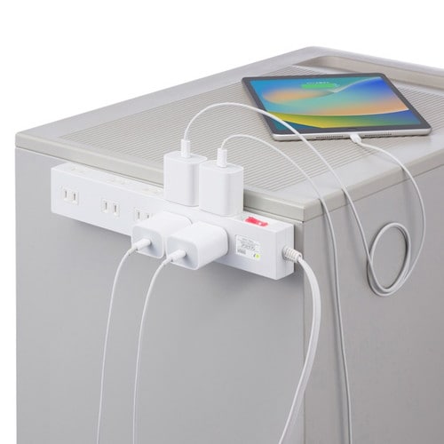 雷ガードタップ 2m ホワイト