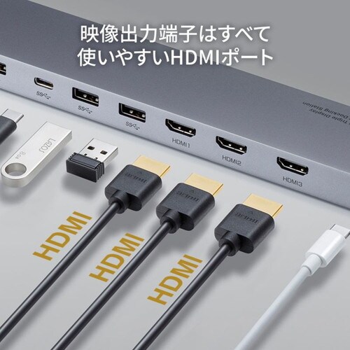 USB Type−Cドッキングステーション