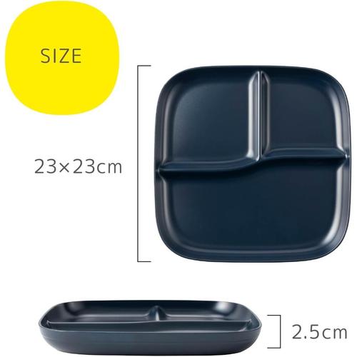 SOLOW DINER プレート ネイビー