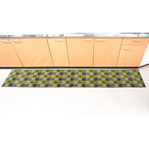 リベルタ インテリアマット 45×252グリーン