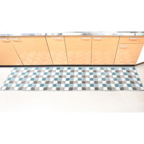 リベルタ インテリアマット 60×252ブルー