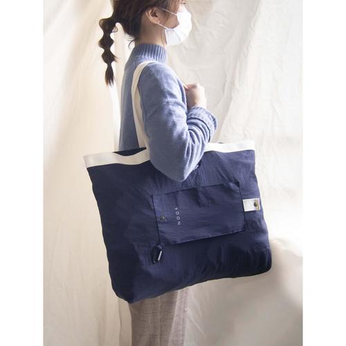 NOOK トラベルバッグネイビー