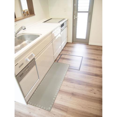 ふけるインテリアマット45×120 アルファベット