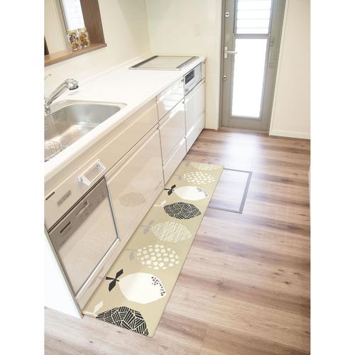 ふけるインテリアマット45×180 レモン