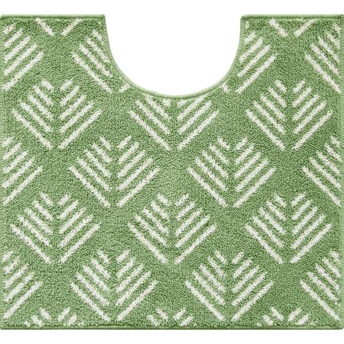 ナチュラルトイレマット55cm フィッシュグリーン