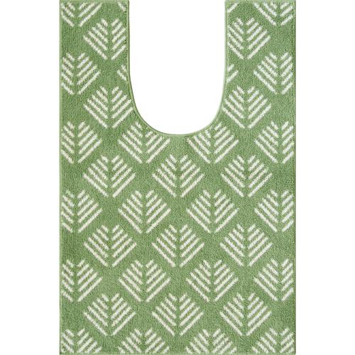 トイレマット105×70cm フィッシュグリーン