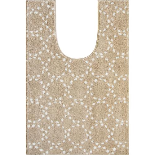 トイレマット105×70cm ドットベージュ