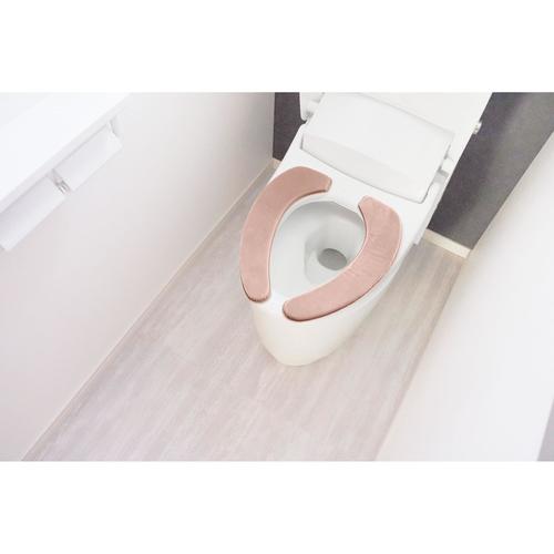 貼るだけ消臭ふかふか便座シートピンク