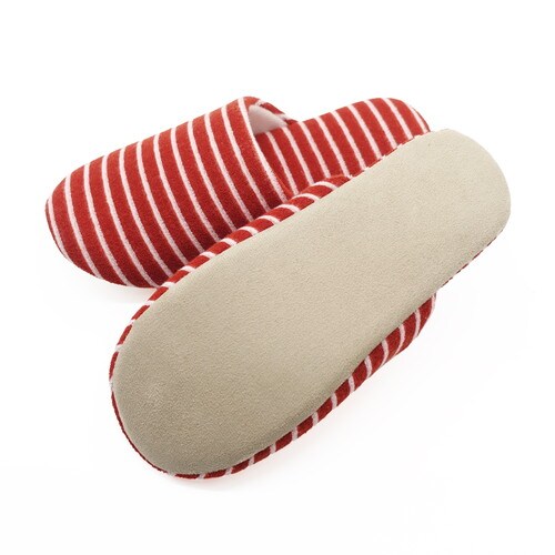 パイルボーダーソフト Mサイズ レッド 10足