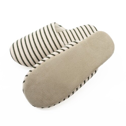 パイルボーダーソフト Mサイズ ベージュ 10足