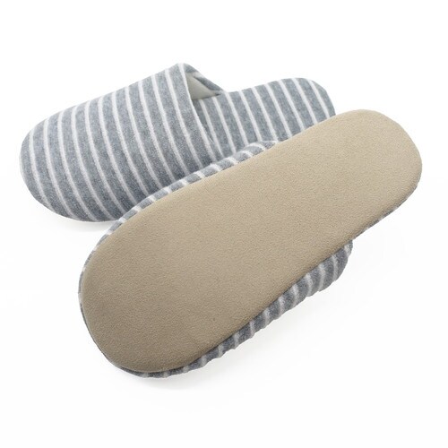 パイルボーダーソフト Lサイズ グレー 10足