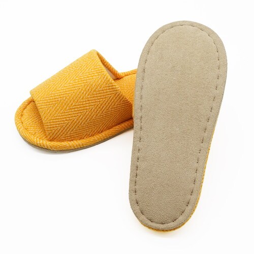 ヘリンボーン外縫い Mサイズ イエロー 10足