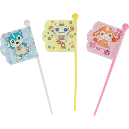 お弁当ピック ガラピコぷー 3本入