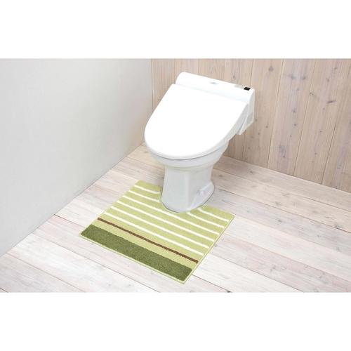 マイクロファイバー トイレマット グリーン