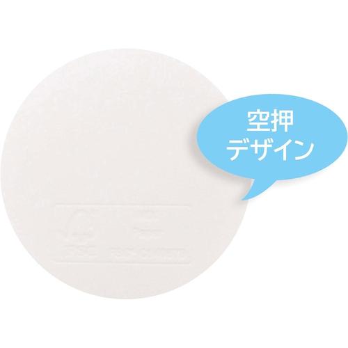 ペーパーコースター 90mm 丸型 100枚入