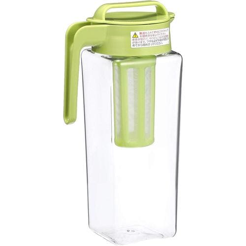 タテヨコ茶こし付スクエアピッチャー 冷水筒 2.1