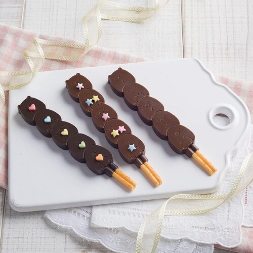 デコスティックシリコーン チョコ型 すみっコぐらし
