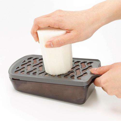 コンパクト おろし器 受け皿付き