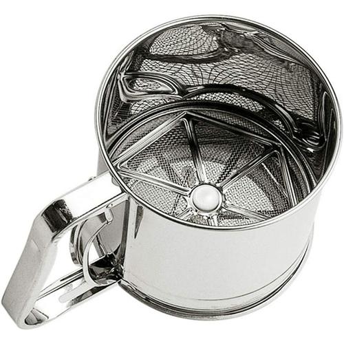 粉ふるい 二重網 大 ステンレス製