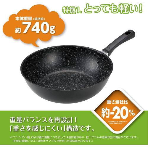 炒め鍋 深型フライパン 28cm ガス火・IH対応