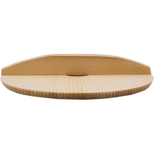 木製 穴明き 落し蓋 18cm