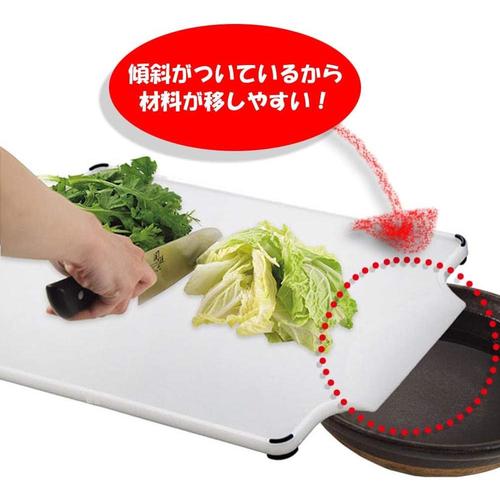 ワイド まな板 傾斜付き