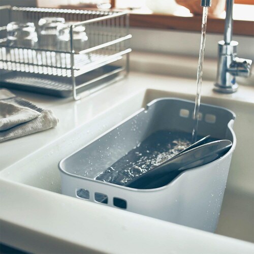 D型洗い桶 脚高ゴム付 洗い桶