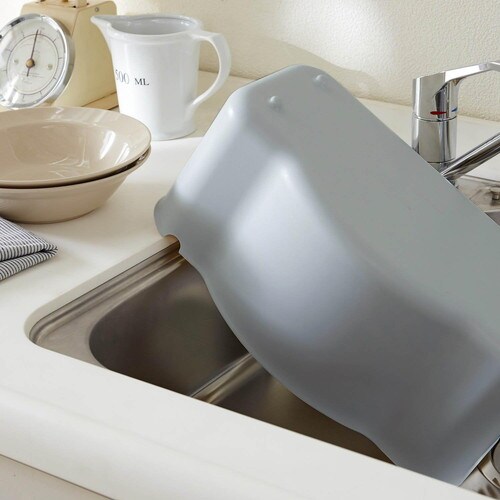 D型洗い桶 脚高ゴム付 洗い桶