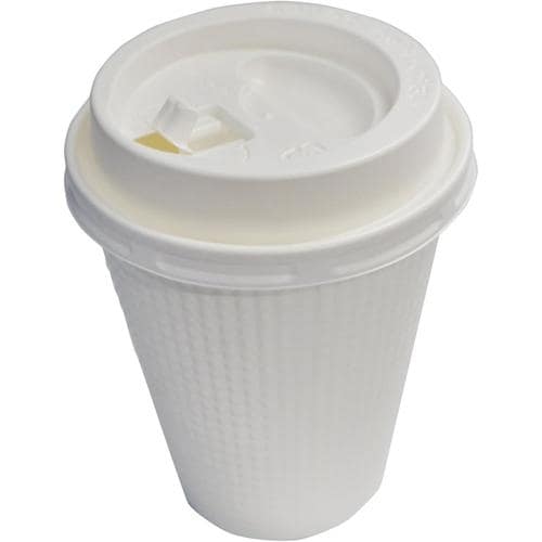 断熱エンボス 紙コップ 白 260ml 50個入