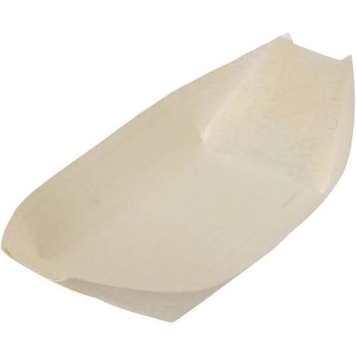 業務用 たこ焼き 木製 舟皿 6寸 100枚入